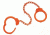 Peerless Handcuff 705 Oversize Leg Iron in Orange 47500