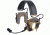 Peltor ComTac IV Hybrid Communication Headset,Single Comm,Flexi Boom Mic,Coyote Brown MT16H044FB-47 CY