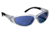 Peltor Safety Glasses, Blue Mirror Lenses, Silver Frame 96838