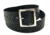 Perfect Fit 1.5in Garrison Economy Belt w/ Chrome Buckle, Basket Weave, Black, 30, 6000-BW-CH-30