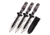 Perfect Point 3 Pcs 7.5 in Dragon Design Throwing Knife Set, White PP-122-3WH