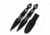 Perfect Point PP-118-2GY Throwing Knife Set, 7in, 2 Knives, Embossed Printed Shogun Skull Design, Black, PP-118-2GY