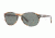 Persol PO2931S Sunglasses 978/31-5517 - Stripped Brown/Grey Frame, Green Lenses