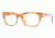 Persol PO3070V Single Vision Prescription Eyeglasses 960-52 - Stripped Brown Frame