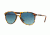 Persol PO9714S Sunglasses 1052S3-52 - Madreterra Frame, Blue Gradient Dark Blue Lenses