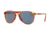 Persol PO9714S Sunglasses 106056-55 - Tortoise Red Frame, Blue Lenses