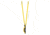 Petzl Absorbica-Y Lanyard w/Energy Absorber, Black/Yellow, 150cm, L014AA01