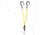 Petzl Absorbica-Y Tie Back Energy Absorber/Tie-Back Rings/Captive Carabiner/MGO/ANSI, 150cm, L64YUT 150