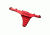 Phase 5 Weapon Systems Inc Mini Hand Stop - MLOK/MHS-MLOK, Red, MHS-MLOK-RED