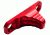 Phase 5 Weapon Systems Inc Mini Hand Stop - MLOK/MHS-MLOK, Red, MHS-MLOK-RED