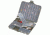 Plano Compact Side By Side Jig and Fly Organizer - 4.75in x 4.25in x 1.5in , Gray-Clear 107000