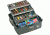 Plano Large 3 Tray w-Top Access- Graphite and Sandstone 613403