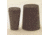 Plasticoid Black Rubber Stoppers, Solid 115M290