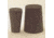 Plasticoid Black Rubber Stoppers, Solid 14-M290