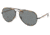 Polo PH3058JM Sunglasses 900387-5814 - Shiny Black Frame, Gray Lenses