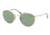 Polo PH3060P Sunglasses 91164E-5120 - Pale Gold Frame, Crystal Green Lenses
