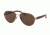 Polo PH3098 Sunglasses 911673-61 - Matte Brusched Pale Gold Frame, Brown Lenses