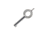 Poly Technologies Blueline Standard Handcuff Key, Set of 2, Black, 260-002