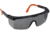 Portwest Classic Safety Glasses EN166, Smoke Lens/Black Temple, PW33SBO