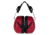 Portwest ClipOn Ear Muffs EN352, Red, One Size, PW42RER