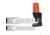 Portwest Ear Plug Dispenser, 500 pairs, Black, EP20BKR