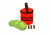 Powerflare PF-200 Softpack,  3 Safety Lights,Amber LED,Red Bag,3 Batteries, Olive Drab Shell SP3R-A-OD