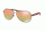 Prada BENBOW PS53PS Sunglasses DG15L2-62 - Gunmetal Rubber Frame, Grey Mirror Rose Gold Lenses