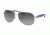 Prada BENBOW PS53PS Sunglasses QFP5W1-62 - Silver Rubber Frame, Polar Grey Gradient Lenses