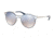 Prada CINEMA PR62SS Progressive Prescription Sunglasses PR62SS-TFM5R0-53 - Lens Diameter 53 mm, Frame Color Blue/Silver