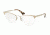 Prada CINEMA' PR65QV Eyeglass Frames UAO1O1-53 - Brown / Silver Frame