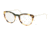 Prada CONCEPTUAL PR07VV Progressive Prescription Eyeglasses, 51mm, Medium Havana/Green, PR07VV-3211O1-51-PRO