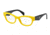 Prada HANDBAG LOGO PR13QV Eyeglass Frames TFA1O1-52 - Yellow Frame