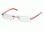 Prada Linea Rosa Eyeglasses PS54AV with No-Line Progressive Rx Prescription Lenses ZYK1O1-5216 -