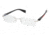 Prada Linea Rosa PS56BV Progressive Eyeglasses - Silver Demi Matte Demo Lens Frame / 55 mm Prescription Lenses, 1AP1O1-5518