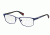 Prada NETEX PS50FV Single Vision Prescription Eyeglasses TIE1O1-54 - Blue Rubber Frame