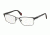Prada NETEX PS50FV Single Vision Prescription Eyeglasses UBY1O1-54 - Brown/steel Rubber Frame