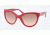 Prada PR05PS Bifocal Prescription Sunglasses PR05PS-RO20A5-55 - Lens Diameter 55 mm, Frame Color Top Red/orange