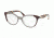 Prada PR05UVF Single Vision Prescription Eyeglasses VYN1O1-54 - Plum/grey/plum Frame