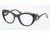Prada PR06QV Eyeglass Frames 1AB1O1-49 - Black Frame