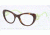 Prada PR06QV Eyeglass Frames 2AU1O1-49 - Havana Frame