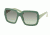 Prada PR07RS Progressive Prescription Sunglasses PR07RS-TKQ4K1-56 - Lens Diameter 56 mm, Frame Color Opal Dark Green On Green