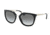 Prada PR13QSA Single Vision Prescription Sunglasses PR13QSA-1AB0A7-54 - Lens Diameter 54 mm, Frame Color Black