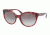 Prada PR23OS Sunglasses KAQ0A7-5620 - Red Havana Frame, Gray Gradient Lenses