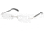 Prada PR54NV Single Vision Prescription Eyewear 2BB1O1-5417 - Steel 