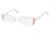 Prada PR60NV Eyeglass Frames 1BC1O1-5217 - Silver-powder 