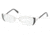 Prada PR60NV Eyeglass Frames 2BB1O1-5417 - Silver-black 