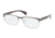 Prada PR61PV Single Vision Prescription Eyeglasses LA81O1-5516 - Matte Gunmetal Frame, Demo Lens Lenses