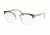 Prada PR63TV Single Vision Prescription Eyeglasses DHO1O1-50 - Brown/Pale Gold Frame