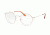 Prada PR64TV Single Vision Prescription Eyeglasses ZVN1O1-48 - Pale Gold Frame