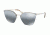 Prada PR68TS Single Vision Prescription Sunglasses PR68TS-1BC2F2-63 - Lens Diameter 63 mm, Frame Color Silver